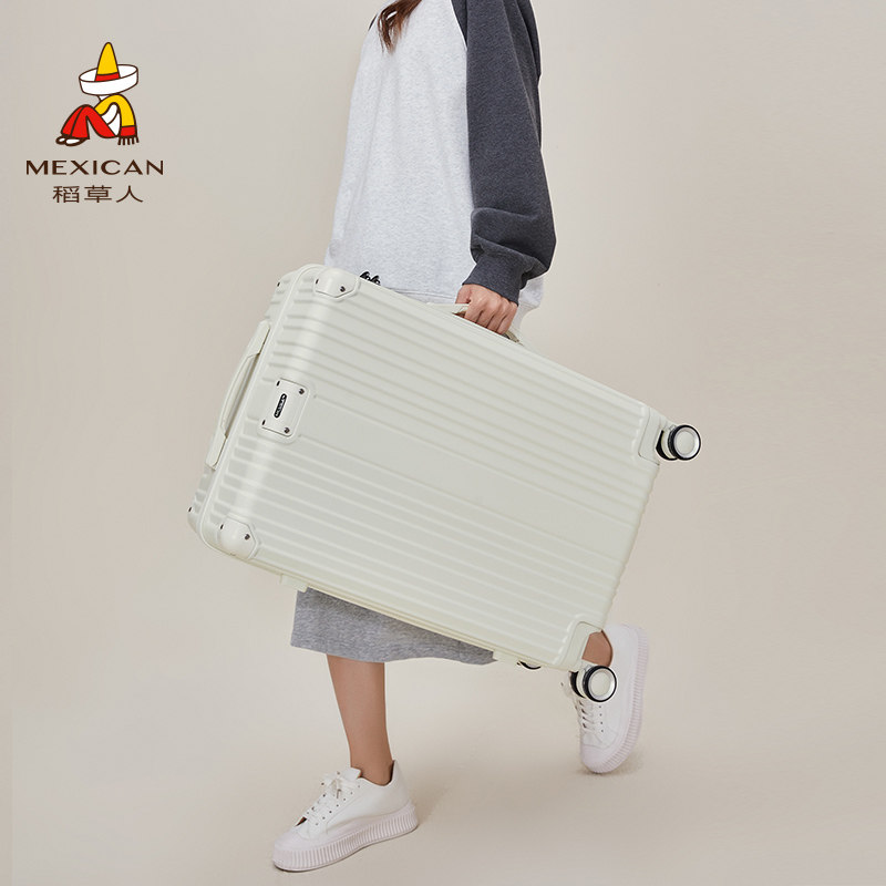 稻草人女万向轮26寸耐用密码箱 稻草人箱包旅行箱