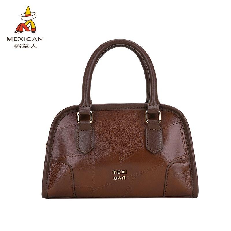 稻草人包包女2025新款复古时尚手提包波士顿包单肩斜挎包质感包包,淘宝优惠券,粉丝福利购,淘宝优惠卷