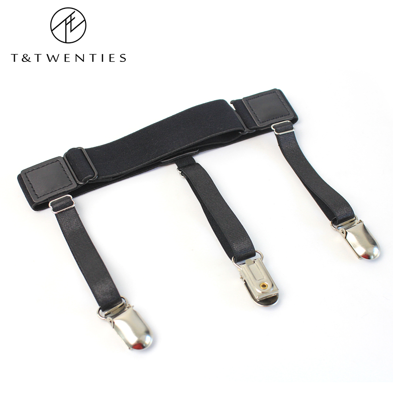 男士衬衫夹下摆固定防皱防滑衬衫夹子 衬衣夹男 女大腿腿环吊袜带 - 图2