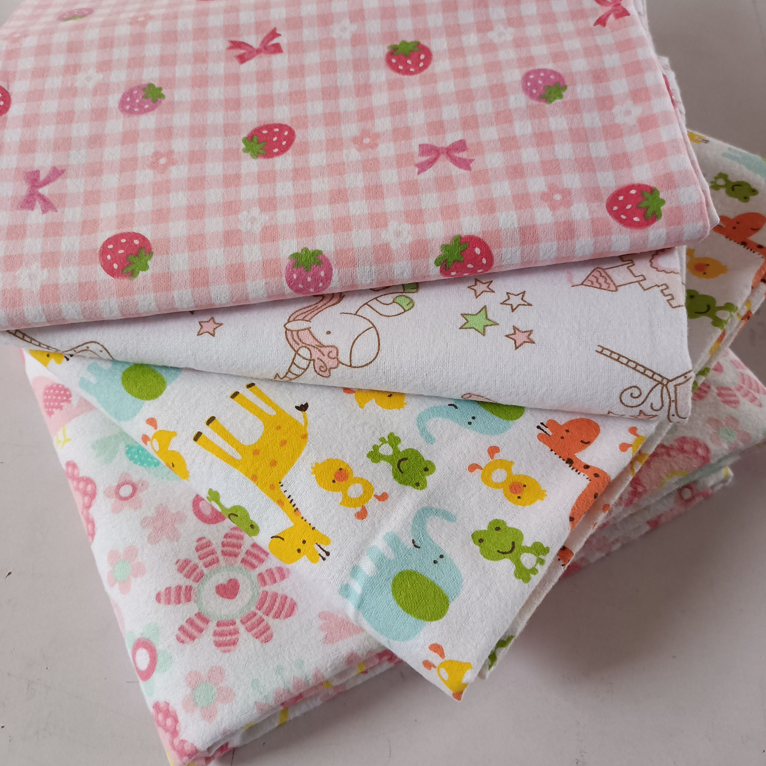 外贸纯棉绒布面料老式起绒布棉绒宝宝绒做床品家居服裁剪后 - 图0