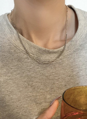 925纯银笑脸项链轻奢小众高级感