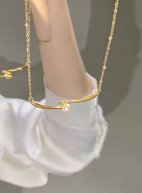 风小众不锈钢简约冷淡轻奢交叉