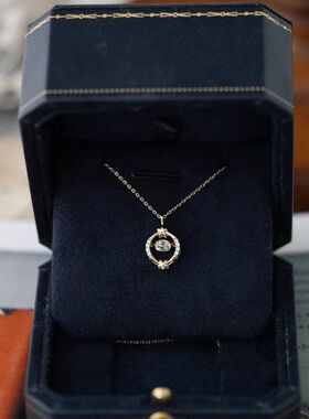 锁骨链精致女小众吊坠镂空韩风