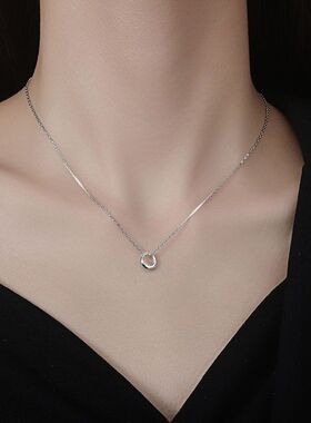 项链链小众女几何气质风高级感