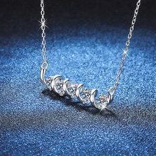 小众横排吊坠项链饰品卷钻女士