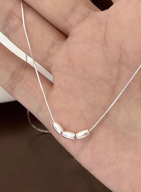 项链简约锁骨小巧休闲米粒设计
