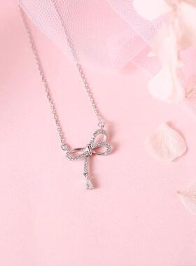 少女不锈钢锁骨配饰礼物甜美项链