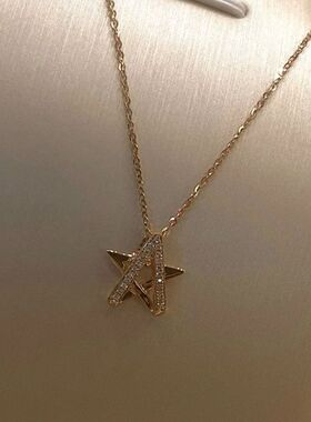 设计链锁骨一闪奢品一闪简约时尚