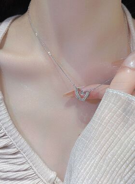 链小众守护甜美的女百搭饰品之翼颈翅膀设计感心项链天使跳动锁骨