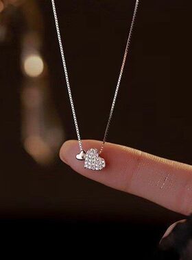 轻奢爆款女友锆石爱心年高级感