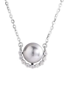 链潮饰品不锈钢项链冷淡ins月牙