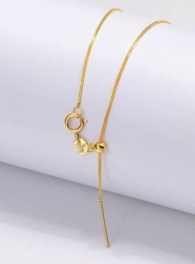 金项链素链新款轻奢肖邦精致配饰