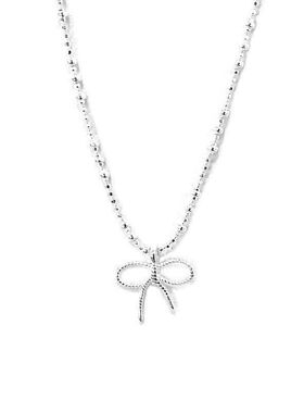 日常蝴蝶结东款女简约链锁骨链潮