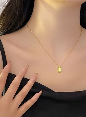 骨项链女纯银999配饰锁骨链首饰