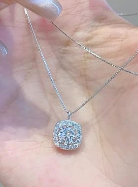 众项链女纯银999配饰锁骨链首饰