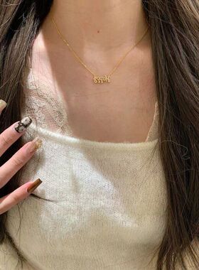 项链小红书设计爆款闪钻PYAP小众