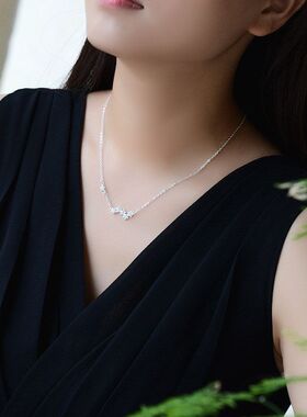 星座小星星吊坠镶钻锆石微女石星