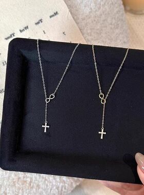 十字架乌斯轻奢小众链项链颈链