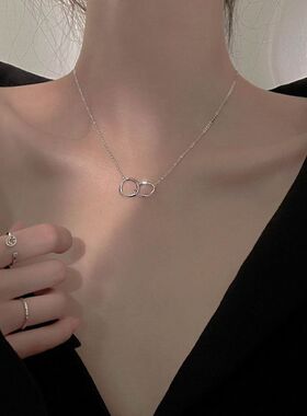 乌斯链颈链项链环环相扣莫比设计