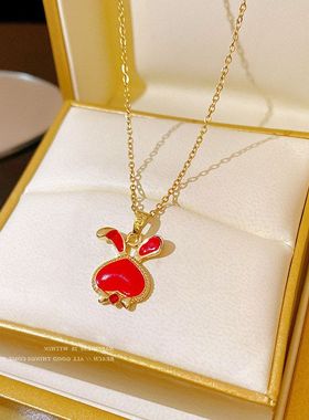 性项链女纯银999配饰锁骨链首饰