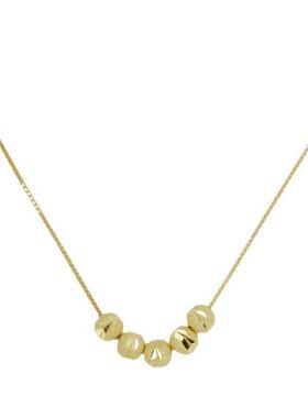 链设计五福临门红小众子女网锁骨