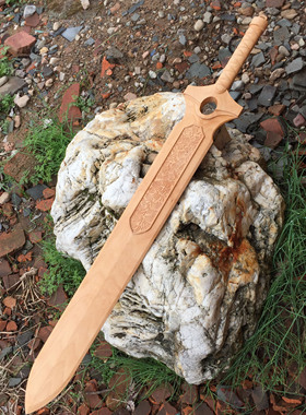 实木雕刻正品龙虎门震乾坤1比1还原手工纯电视道具周边cos一体动