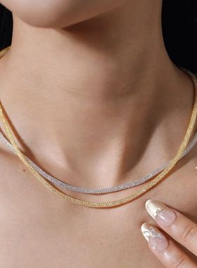 小红薯网红同款意大利钱袋子项链女小众设计轻奢金高级个性颈链