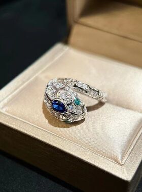 白戒指霸气高级感男女S925同款