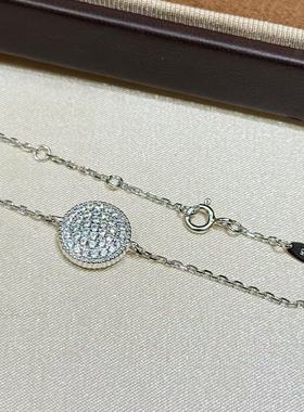 设计师s925纯银 满钻罗盘手链轻奢百搭感八芒星经典