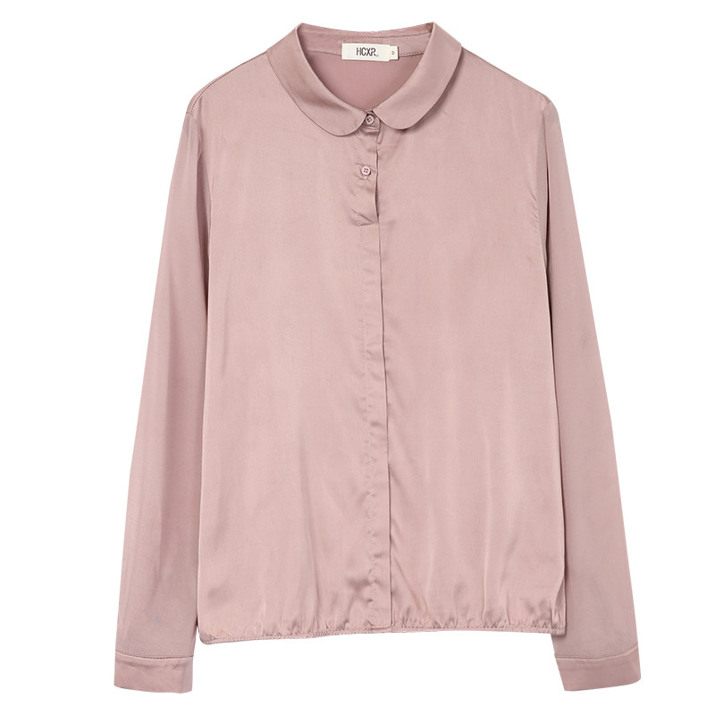 【新春新品9折】娃娃领镂空长袖衬衣 韩潮袭人蕾丝衫/雪纺衫