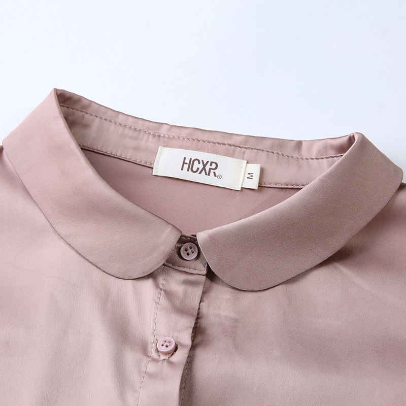 【新春新品9折】娃娃领镂空长袖衬衣 韩潮袭人蕾丝衫/雪纺衫