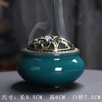 Toilet bedrooms Sleeping Incense Office Swing Piece Ai Bar Ceramic Incense Stove Smoked Stove Smoked Oven Home Scenotroves sandalwood Large number