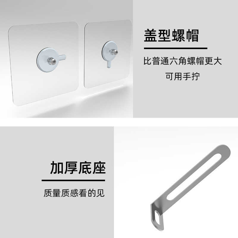 家具防倒器免打孔冰箱桌子书架鞋柜衣柜子防倾倒固定神器保护儿童 - 图2