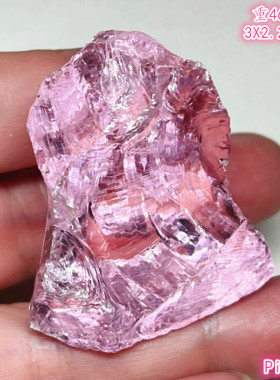 粉红色水晶安达拉桃红色