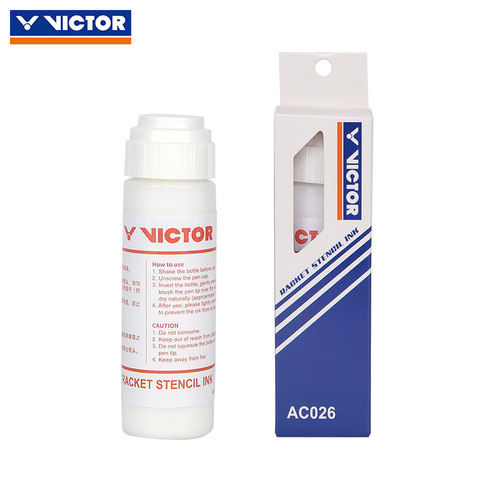 威克多VICTOR胜利羽毛球拍标记笔标志logo板020喷笔LOGO笔AC026 - 图0