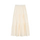 White velvet skirt for women autumn knitted cake skirt
