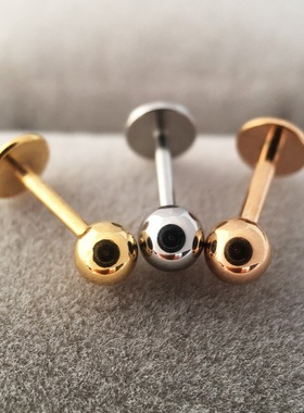 金色耳钉耳环日韩版钛钢