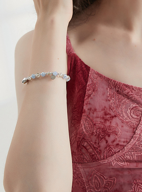 AWE沈月同款多巴胺彩色爱心手链