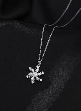 孙千陆嫣同款雪花项链