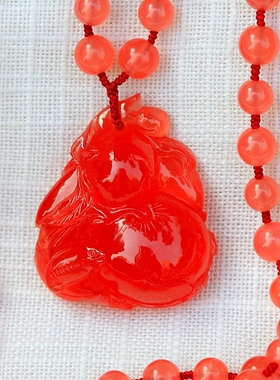 冰种红纹石收藏级冰种红纹石