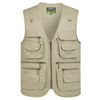 Foreign trade exports plus fat and enlarged men's vests and multiple pockets