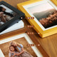 Rounded corners patented design solid wood photo frame photo frame empty frame