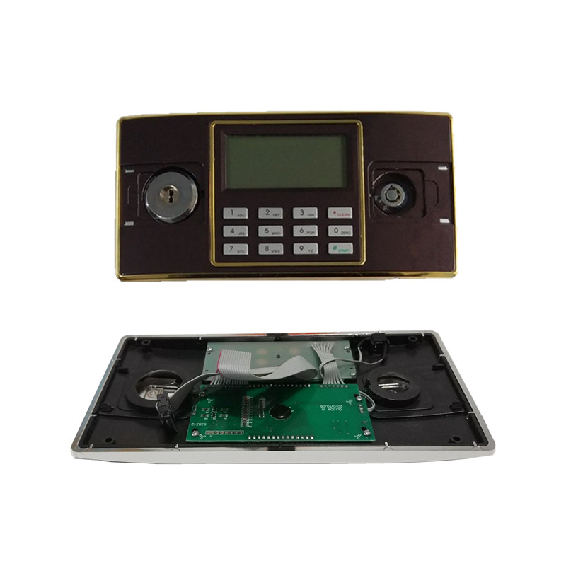 Lock cylinder fixed panel for safe electronic password lock