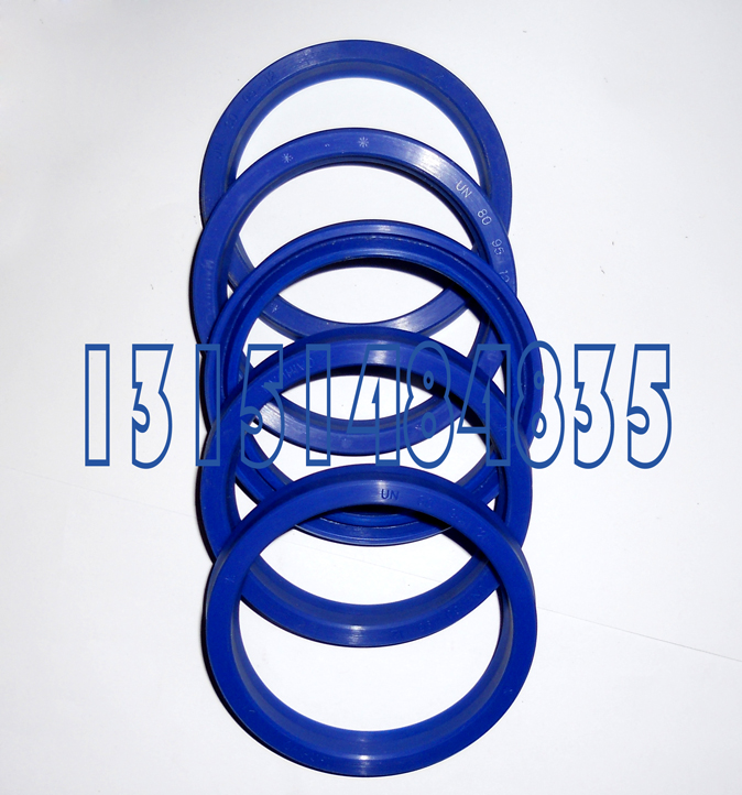 进口蓝色聚氨酯油封 U型液压活塞密封圈件 UN 28*36*38*5*6*7*8-图1