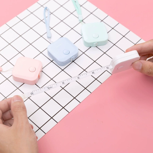 Доставка мини -ролик измерение ингредиентов измерения трехметровой кожаной линейки рисовой линейки с высокой оценкой измерения груди вокруг покровов по окружности талии мягкая линейка