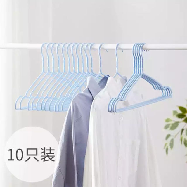 Clothes hanger for adults with bold non-slip drying clothes hooks for students