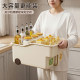Large cupboard storage basket on wheels