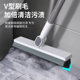 Bathroom long-handled hard-bristled crevice brush with no dead ends