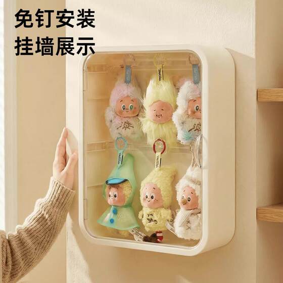 Vinyl doll display rack wall hanging doll accessories storage