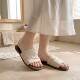 French pearl flip-flops for women new summer outer wear